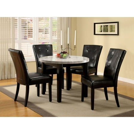 real marble dining table marble counter furniture of america perican round 5piece genuine marble dining set real marble dining table marble counter furniture of america perican round 5piece genuine marble dining set